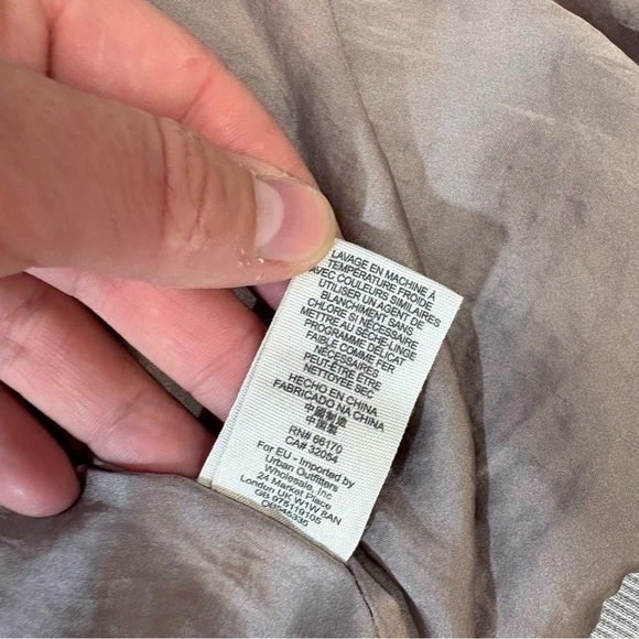 Free People Ruched Velvet Bomber Jacket   sz 8 - Picture 7 of 12